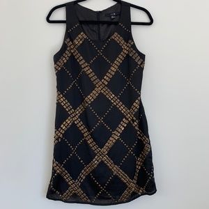 Golden Sleeveless Beaded dress